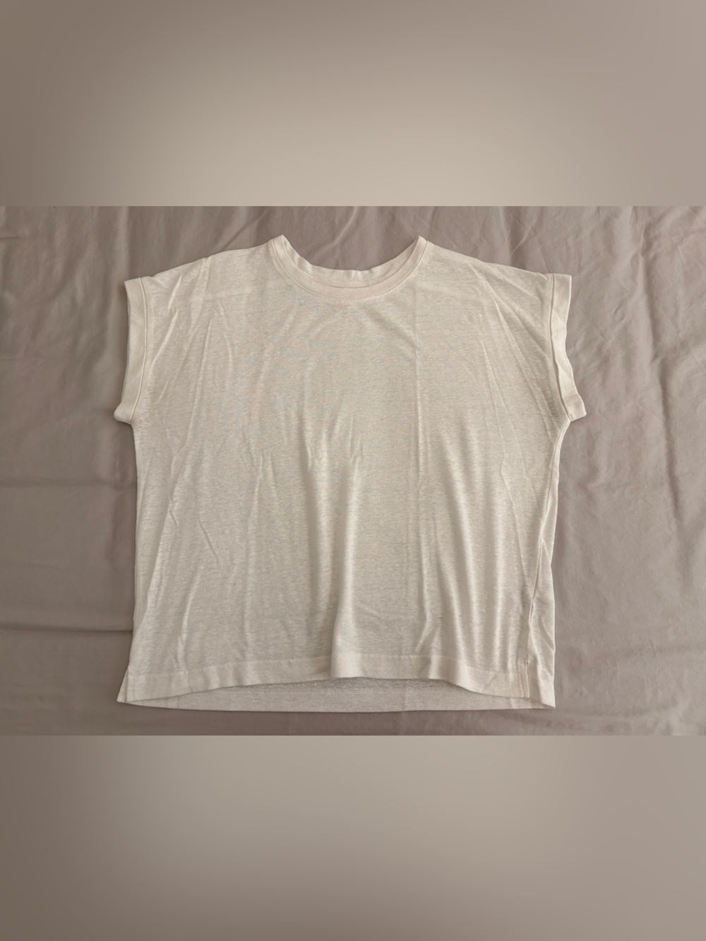 Thread & Supply Women's Short Sleeve White Tee